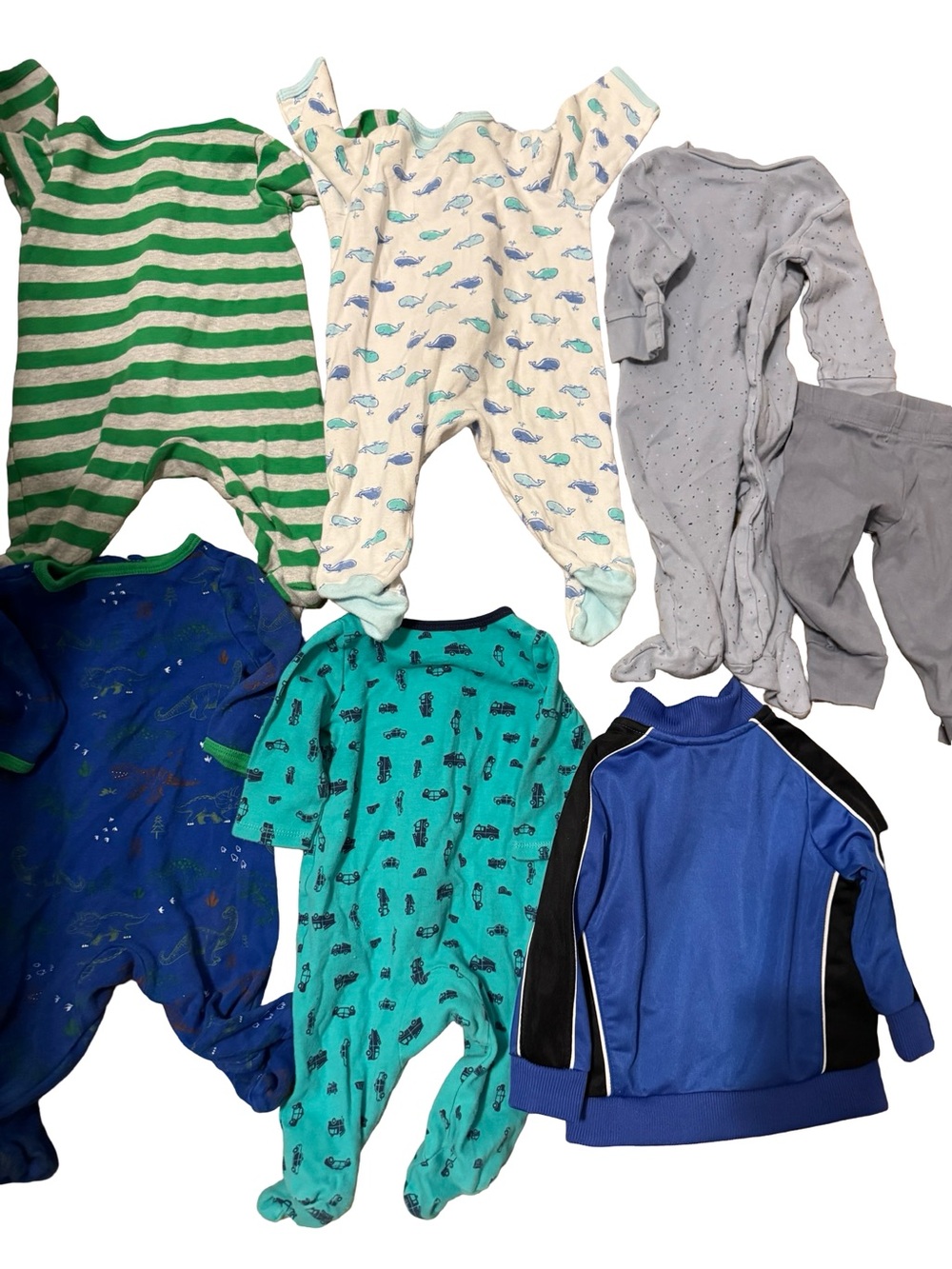 Baby Boy Clothing Bundle 0-3M 3-6M 6M Mixed Brands 8 Piece Lot - Picture 10 of 12